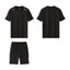 Men's Quick-Dry Running Set | Reflective Stripe Athletic Outfit | Gym & Jogging Sportswear