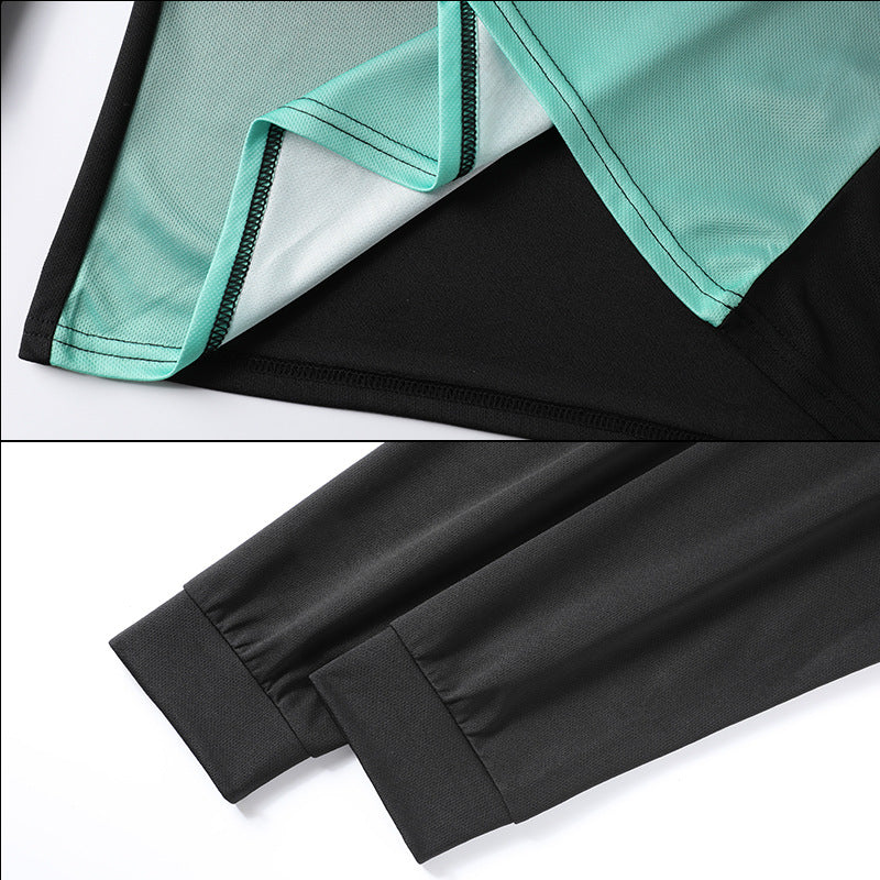 Men'S Athletic Long-Sleeve T-Shirts for All Seasons, Quick-Dry Outdoor Wear, Breathable for Running And Training, Casual Fitness Tops