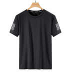 Men's Ultra-Breathable Mesh Reflective Crew Neck T-Shirt | Quick Dry Performance Tee for Running, Gym & Daily Wear