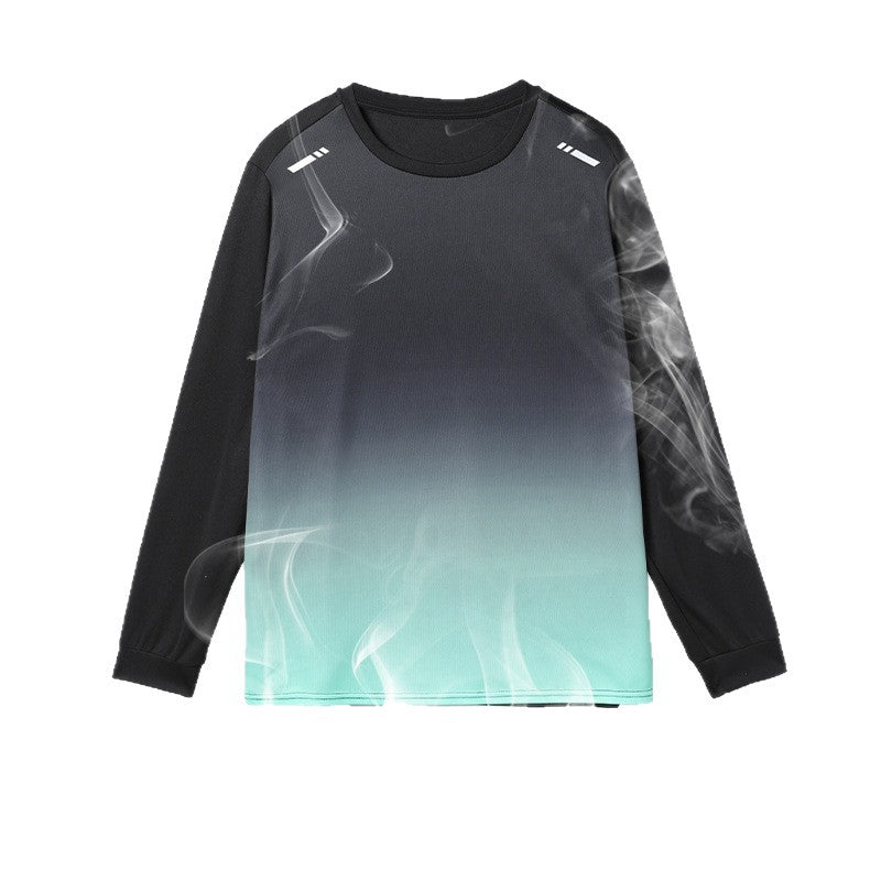 Men'S Athletic Long-Sleeve T-Shirts for All Seasons, Quick-Dry Outdoor Wear, Breathable for Running And Training, Casual Fitness Tops Secondary image