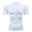 Men’s Compression Athletic T-Shirt – Quick-Dry Breathable Workout Top for Gym, Running & Training
