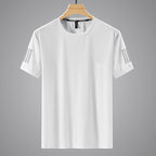 Men's Ultra-Breathable Mesh Reflective Crew Neck T-Shirt | Quick Dry Performance Tee for Running, Gym & Daily Wear