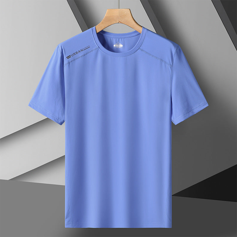 Men's Urban Style Quick Dry Mesh Athletic T-Shirt | Lightweight Moisture Wicking Top for Gym, Running & Everyday Wear