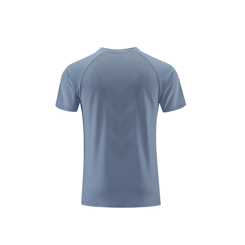 Men's Quick Dry Mesh Athletic T-Shirt | Breathable Raglan Sleeve Running Tee for Gym Workout Training