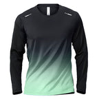 Men'S Athletic Long-Sleeve T-Shirts for All Seasons, Quick-Dry Outdoor Wear, Breathable for Running And Training, Casual Fitness Tops