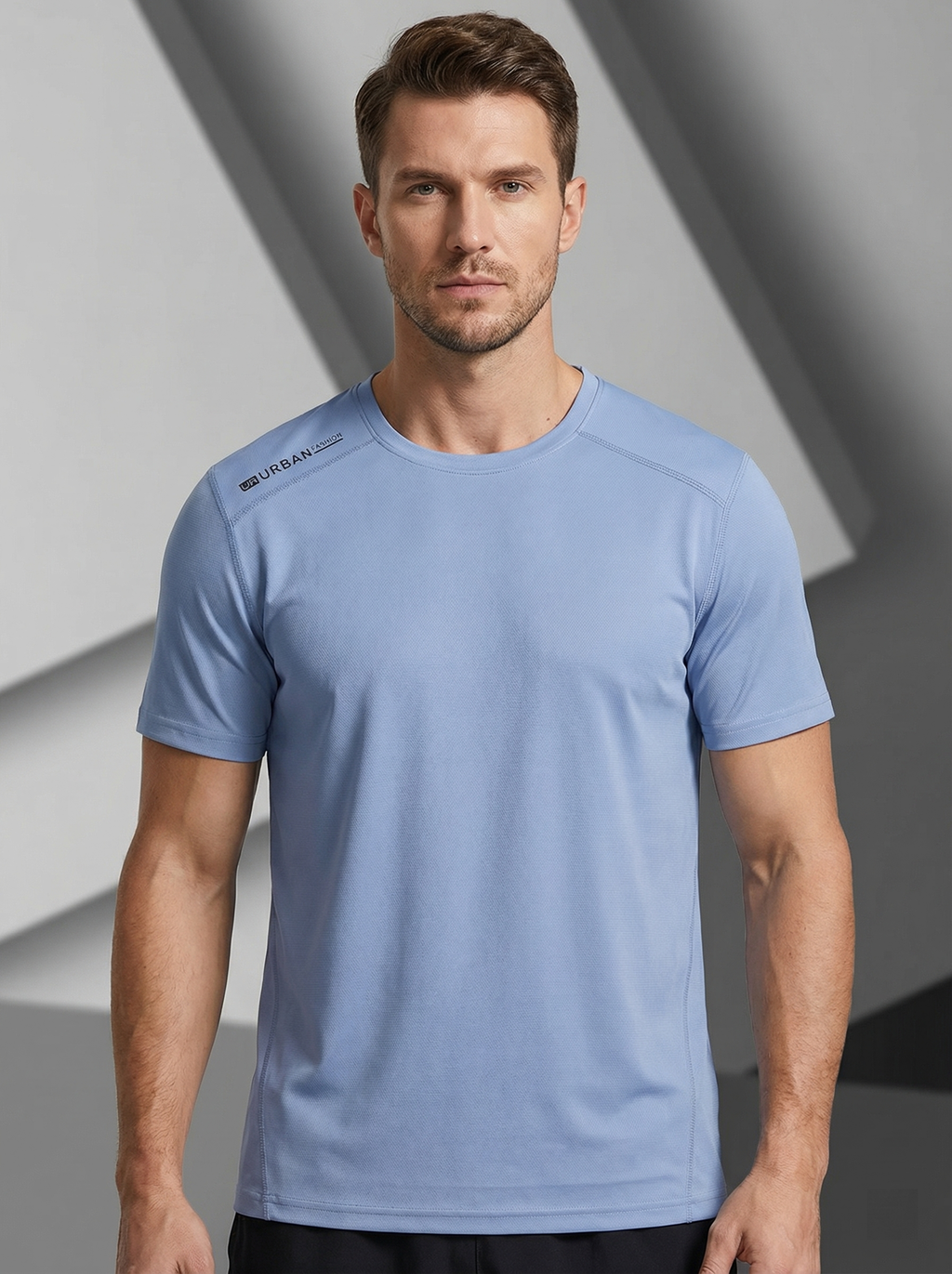 Men's Urban Style Quick Dry Mesh Athletic T-Shirt | Lightweight Moisture Wicking Top for Gym, Running & Everyday Wear