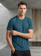 Men's Urban Style Quick Dry Mesh Athletic T-Shirt | Lightweight Moisture Wicking Top for Gym, Running & Everyday Wear
